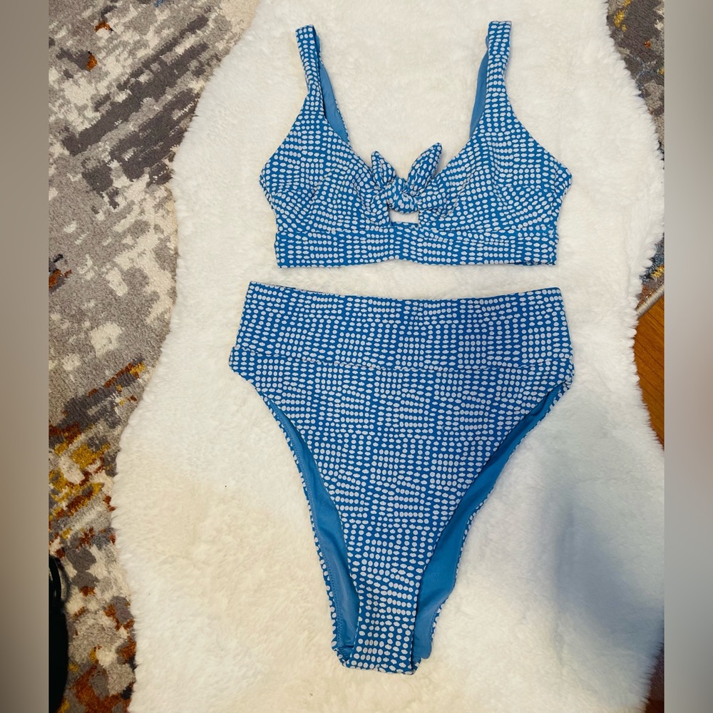 AERIE SWIM/ SWIMSUIT BLUE 2 PIECES